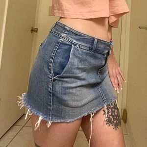 Mini Denim Skirt